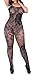 made2envy Crotchless Floral Fishnet Bodystocking PLUS SIZE