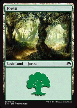 Magic: the Gathering - Forest (270/272) - Origins - Foil