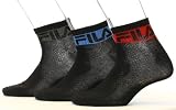 FILA Men's 6-Pairs Quarter Crew Socks - More Designs Available