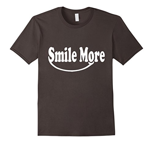 Men's        Roman atwood smile more t-shirt Large Asphalt
