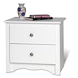 IMAGE OF Monterey White 2-Drawer Night Stand By Prepac