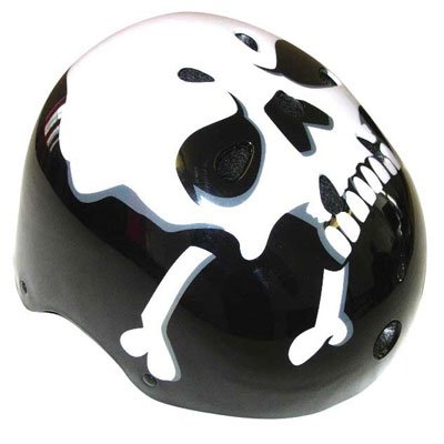Sport DirectTM BMX / Skate Bicycle Cycle Helmet Skull & Cross Bone RRP £24.99