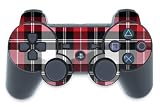 Playstation 3 Controller Skin Red Plaid