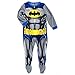 Batman Boys Fleece Blanket Sleeper Pajamas Union Suit