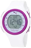PUMA Women's PU910541010 Pulse White Digital Heart Rate Monitor Watch