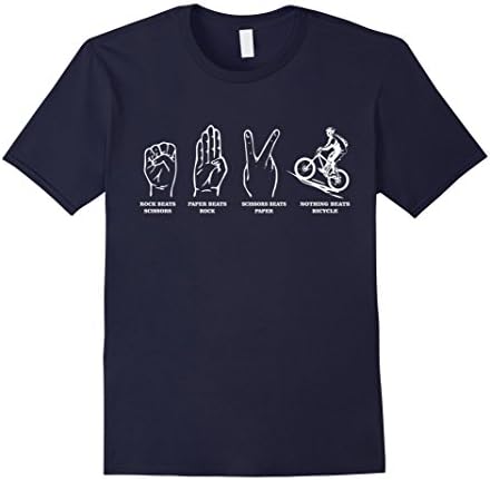 Men's Nothing Beats bycycle  Funny T shirt XL Navy