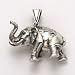 Large Three Dimensional Elephant Pendant