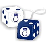 Indianapolis Colts NFL 3 Car Fuzzy Dice"