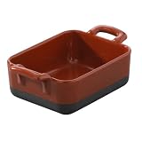 Revol Eclipse BCE1524-137 Deep Square Baking Dish 9.5 x 9.5 x 2.5, 2.6 qt, Red