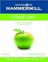 Hammermill Color Copy Paper, 28 Pound, Uncoated, 100 Brightness, 8.5 x 11 Inches, 50 Sheets, (102450)
