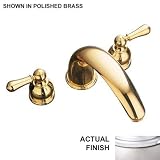 American Standard T980.732.234 Satin / Chrome Hampton Double Handle Roman Tub Trim with Metal Lever Handles from the Hampton Series T980.732