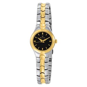Bulova Women’s 98L136 Bracelet Black Dial Watch