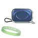 Blue Eva Slim Carrying Case For Canon Digital Camera models:Canon SD890IS Canon SD950IS Canon SD1100IS Canon SD790IS PowerShot SD1000 PowerShot SD750 PowerShot SD800 IS PowerShot SD900 PowerShot SD600 PowerShot SD630 PowerShot SD700 IS PowerShot SD450 PowerShot SD500 PowerShot SD300 PowerShot SD400 PowerShot SD430 Powershot SD30 PowerShot SD40 + Live*Laugh*Love Wristband!!!