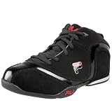 Fila Little Kid/Big Kid Pick N Roll Basketball Shoe,Black/Red,5 M US Big Kid