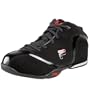 Fila Little Kid/Big Kid Pick N Roll Basketball Shoe,Black/Red,5 M US Big Kid
