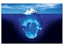 1art1 34930 Eisberge - Die Spitze des Eisbergs Poster (91 x 61 cm)