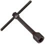 Martin 971H Forged Carbon Steel 7/8" Square Opening Tee Handle Socket, 4 Points, 8-1/4" Overall Length, Industrial Black Finish
