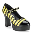 Bumble Bee Costume Accessory Women's Sexy Mary Jane Shoes Costume Shoes Yellow / Black