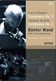 Gunter Wand: Franz Schubert - Symphony No. 5 / Johannes Brahms - Symphony No. 1
