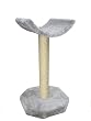 Molly and Friends "Kitty Cot" Premium Handmade One Tier Sisal Cat Scratching Post Furniture with Cradle, Model Scr/c, Beige