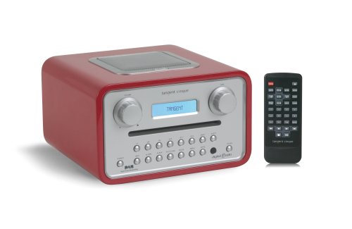 Childrens Toyshop  Electronics : Tangent Cinque DAB Radio - Red High Gloss