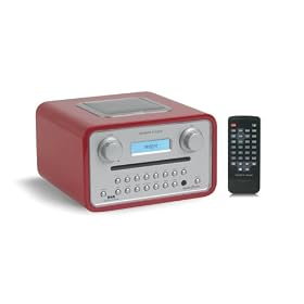 Tangent Cinque DAB Radio - Red High Gloss