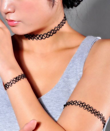 BeWild Brand® - Tattoo Stretch Choker Necklace