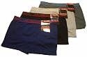 4 er Pack Herrenboxer-Retroshorts von Hombre, Microfaser.
