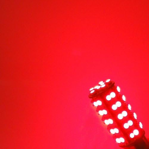 JLC - 2 Pieces 1157 68-SMD Light Bulbs - 1210 SMD LED Chips - Brilliant RED
