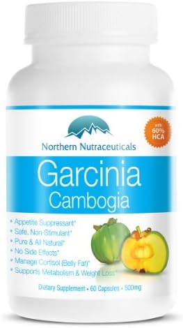 Garcinia Cambogia Extract Pure - Premium 1300 with Potassium, Calcium, Chromium and 60% HCA - Appetite Suppressant, Ultra Dietary Supplement for Safe Weight Loss -Recommends GCE - 1000mg Daily Dosage - 30 Day Supply - Best Money Back Guarantee