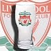 OFFICIAL LIVERPOOL F.C YOU'LL NEVER WALK ALONE CREST PINT GLASS