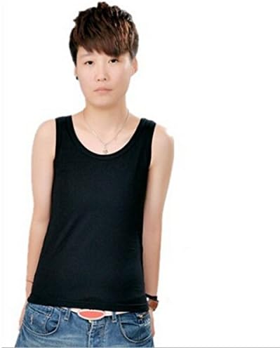 WHATWEARS Cosplay Lesbian Tomboy Chest Binder Undershirt Slim Tank Vest Tops