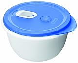 from Rotho Rotho Micro Clever Micro Container Microwave Container Polyethylen White Blue 1.5 Litre Model 7371