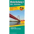 Radwanderkarte Rhein-Radweg 5 K�ln-Rotterdam - Leporello-Falzung: Mit Ausflugszielen, Einkehr- & Freizeittipps, wetterfest, reissfest, abwischbar, GPS-genau. 1:50000