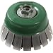 Hitachi 729236 4-Inch Cable Crimped Carbon Steel Wire Cup Brush with Guard