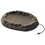 Farm Innovators "Four Seasons" Sand Coated Ground Birdbath - Tan; Model FS-1, 60-Watt