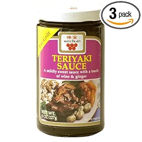 Weichuan Teriyaki Sauce, 8-Ounce Jars (Pack of 3)