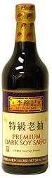 Lee Kum Kee Premium Dark Soy Sauce, 16.9-Ounce Bottle (Pack of 2)