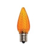 Bulbrite LED/C9O LED C9 Light Bulb, Orange