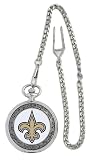 NFL Men's SA0082 New Orleans Saints Hall Of Famer Pocket Watch with Chain