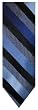 Men's Michael Kors Necktie Neck Tie Black, Blue and Silver