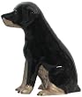 Ceramic Pottery Black Lab Dog Bank Approx. 7.5"H