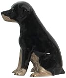 Ceramic Pottery Black Lab Dog Bank Approx. 7.5"H