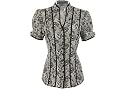 Misses Bay Studio Mandarin Neckline With Piping