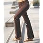 Ladies Low Rise Fold-Over Yoga Pant