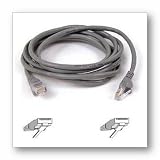 Belkin A3L791-06-S 6-Feet RJ45 CAT 5E Snagless Molded Patch Cable