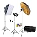 Pro 3-Light 480 W/S Strobe Flash Studio Kit