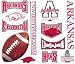 University of Arkansas Razorbacks - 22 LARGE College Wall Stickers/Decals