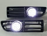 Led Fog Light Grilles White for Volkswagen 99 to 04 Jetta Bora MK4