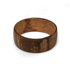 Coconut Shell Natural Bangle "Coconut Flavor Bangle [Natural]" -Fair Trade Gifts